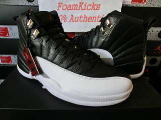 Nike Air Jordan 12 XII Retro Playoff Black/White Red 130690 001 Men 