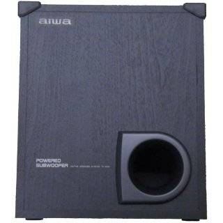 Aiwa TS W35 Powered Subwoofer Speaker System in Wood cabinet by Aiwa 