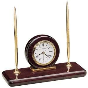  Rosewood Executive Desk Set Clock