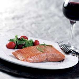Four 8oz King Salmon Fillets  Grocery & Gourmet Food