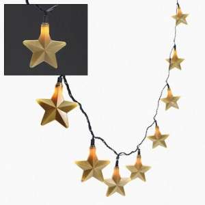 Sets Gold Star String Lights Camper Christmas Decor  
