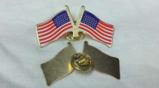 50 USA American Flag Lapel Pins Wholesale Lot New  