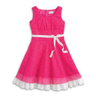 NEW American Girl Clothing Heart Valentine Day Dress for Girls Size 14 