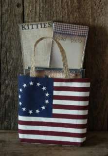 Americana FLAG Gift Bag ~ Cotton tote ~  