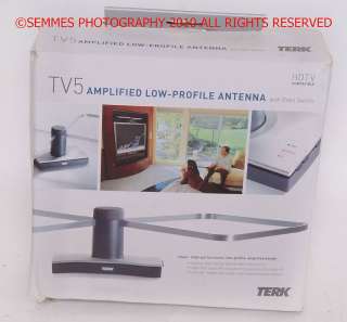 HDTV Compatible TV5 Amplified Low Profile Antenna  Terk  