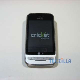 LG Optimus C LW690 Android 3G CDMA Touch Smartphone Silver Cricket (B 