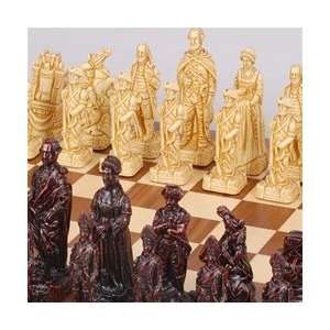   War Chess Set Pieces   SAC Antique Finished Toys & Games