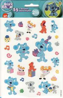   Assorted Blues Clues Blues Room Stickers Party Supplies Favors  