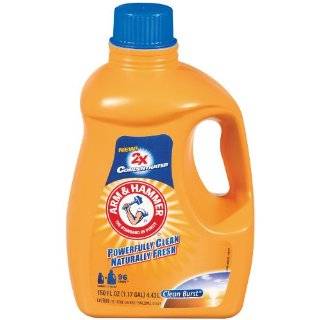 Arm & Hammer Liquid Laundry 2X Concentrate, Clean Burst, 150 Ounce 