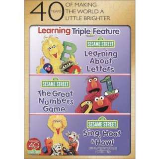 Sesame Street Learning Triple Feature (3 Discs).Opens in a new window