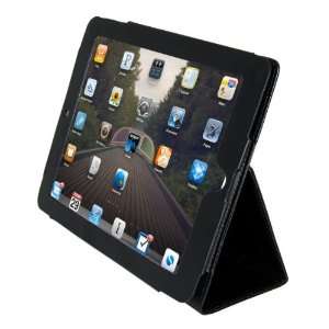  Avantgarde® Black Leather Style Case with Built in Stand 