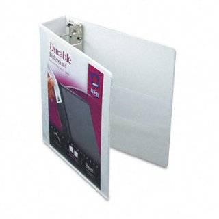 Avery Durable View Binder with 2 Inch EZ Turn Ring, White, 1 Binder 
