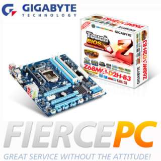 Gigabyte GA Z68MA D2H B3 Intel Socket 1155 Motherboard