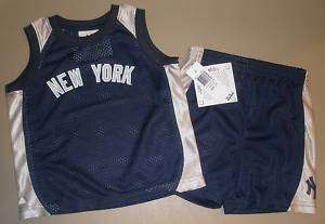 New York Yankees Baby Boy Majestic 2 pc Outfit 2T 3T 4T  