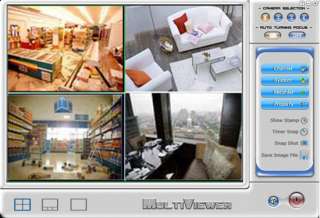 4CHs USB DVR CCTV Night Camera Home Security System  