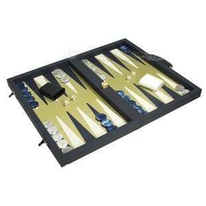  Composite Fiber/Leatherette Backgammon Set   (Attache Case 