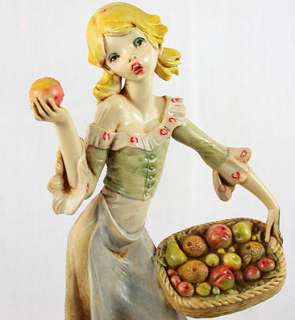 DEPOSE Italy Marble Base #922~Girl~Fruit Basket~Spider  