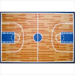 Fun Rugs Fun Time Basketball Court Sports Rug 33 x 410 GI 10 