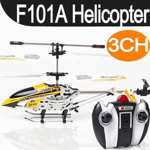   Alloy 3 Channel 3CH Mini RC Helicopter Toy Gyro 3.5CH Yellow  
