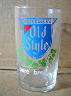 Heileman Old Style Beer Glass Shell La Crosse WI  