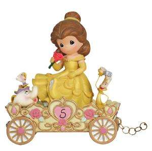 PRECIOUS MOMENTS Disney PRINCESS BIRTHDAY TRAIN set of 10 NEW  