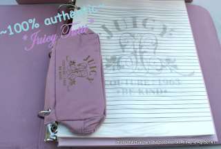   . Paper/folder/pencil case. By Juicy Couture; imported. Cotton/paper