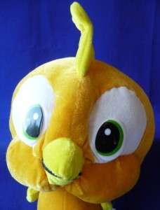 Plush Stuffed Animal Orange Bird Parrot Ideal Toys EUC  