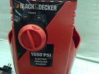 BLACK AND DECKER 1550 PSI ELECTRIC PRESSURE WASHER  