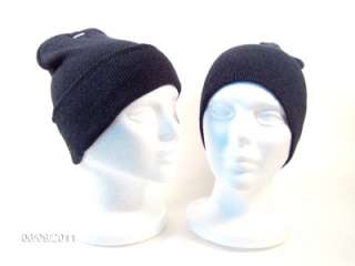   Beanie Skull Cap Men Womens Blank Long Knit Ski Hat Black Brown Blue