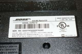 BOSE WAVE RADIO/CD MODEL AWRC1G WITH REMOTE CONTROL  