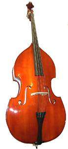 CRYSTALCELLO NEW 3/4 SIZE UPRIGHT BASS,CASE,BOW,ROSIN  