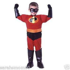 NWT~ INCREDIBLES DASH BOYS COSTUME~SIZE M (7/8)  