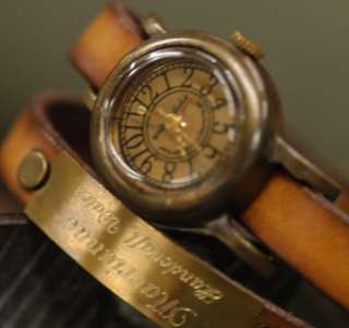 personalized jewelry Crochet patterns antique brass watch bracelets 