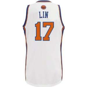 KIDS New York Knicks Authentic Jerseys #17 Jeremy Lin WHITE Basketball 