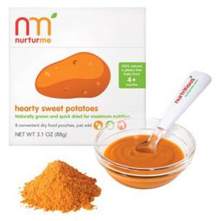 Nurturme Hearty Sweet Potatoes Baby Food Packets   2 Boxes of 8.Opens 