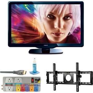  40 In. 1080P LCD HDtv  Wall Mount & Performance Kit Electronics