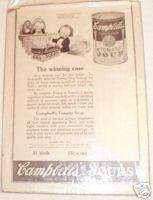 1921 Campbells Soup Ad   Campbell Kids Cute SEE  