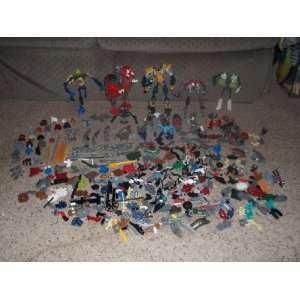  LEGO BIONICLES BIG LOT OF FIGURES AND PARTS Everything 