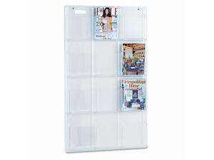    Safco Reveal Clear Literature Displays, 12 Compartments 