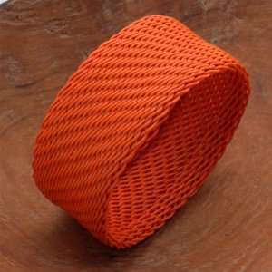  Telephone Wire Bracelet Orange