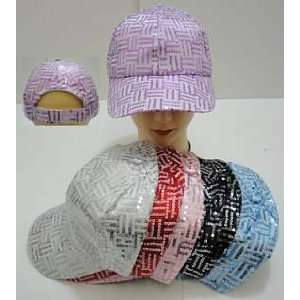  Sequin Baseball Cap   Fashion Hat in Pink Toys & Games