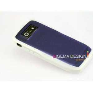   Nokia E71 (Transparent Slate Blue with Opaque White Edge) Cell Phones