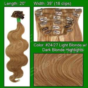   Wave Hair Extensions   Light Blonde/Dark Blond