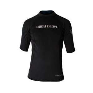  Body Glove Insotherm Short Sleeve Surf Shirt, Black, XS 