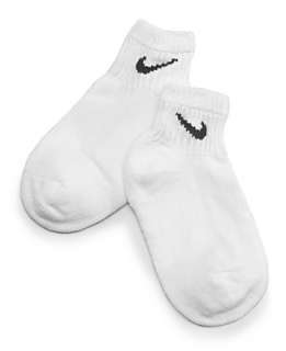 Nike Boys 6 Pair Cotton Quarter Socks   Boys 8 20   Kidss