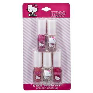 Hello Kitty Pink Nail Polish   5 Pack.Opens in a new window