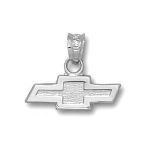  Chevy Bow Tie Logo 1/4in Sterling Silver Pendant Jewelry