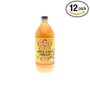 BraggS Liquid Aminos Org Raw Unswtened Apple Cider Vinegar ( 12x32 OZ 