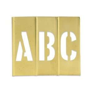  Brass Stencils 1 Letters/Numbers (STBLN1) Category 