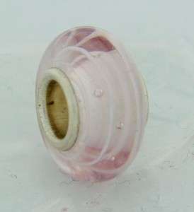 Authentic Chamilia Spring Pink Murano Bead O 23 no logo MAKE AN OFFER 